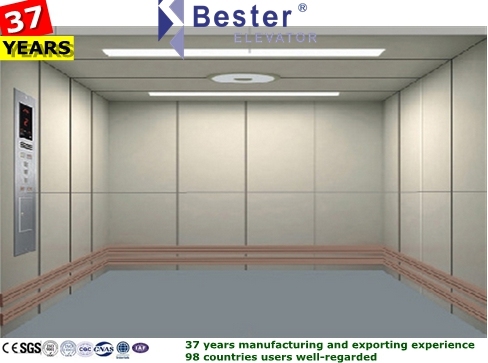 All Painted Steel Carbin Freight Elevator for Warehouse or Factory Image1