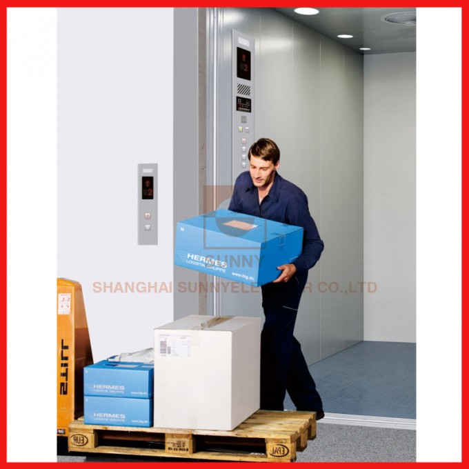 Goods Lift High Speed Elevator / Freight Elevator with Machine Room Image1