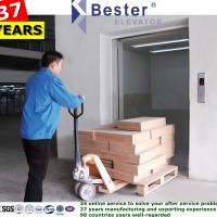 Painted Steel or 304 Stainless Steel Freight Elevator for Industry and Logistic