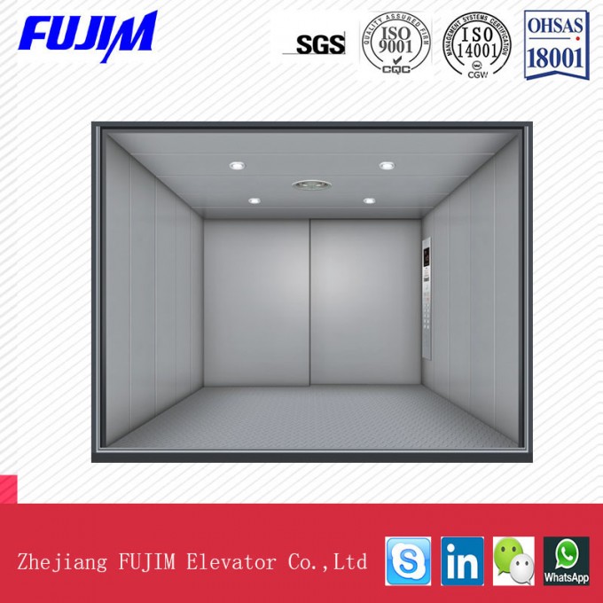 Big Space Freight Elevator with Stainless Steel Image1