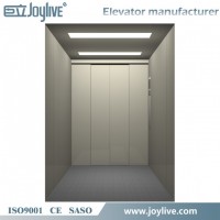 All Patined Steel Crago Freight Elevator with Large Capacity