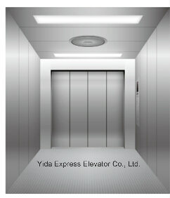 Hairline Stainless Steel Freight Elevator Image1
