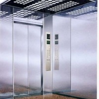 Hairline Stainless Steel Cop Freight Elevator