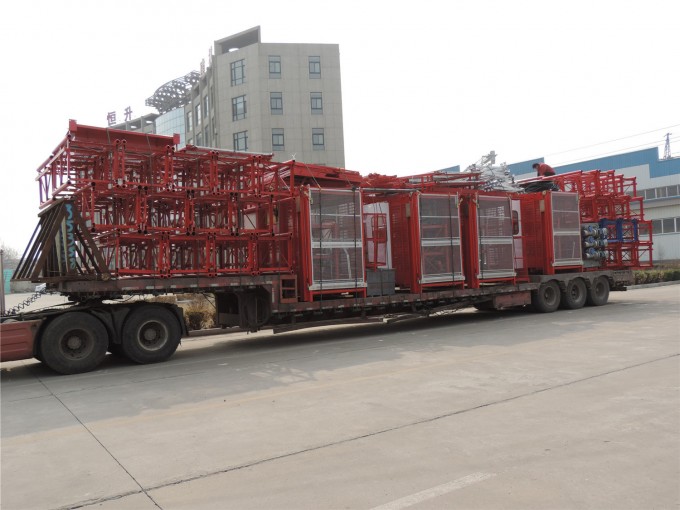 China Ce Approved Construction Elevator Sc200/200 2 Cages Image1