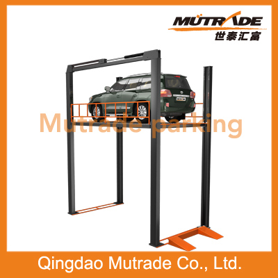 Mutrade Ground 2 Storey Stop Simple Parking Lift Lifting Machine Transmission Transportation Lift El Image1