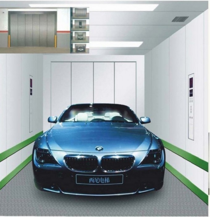 5000kg Vvvf Car Elevator with Painted Steel Finish (XNHT-002) Image1