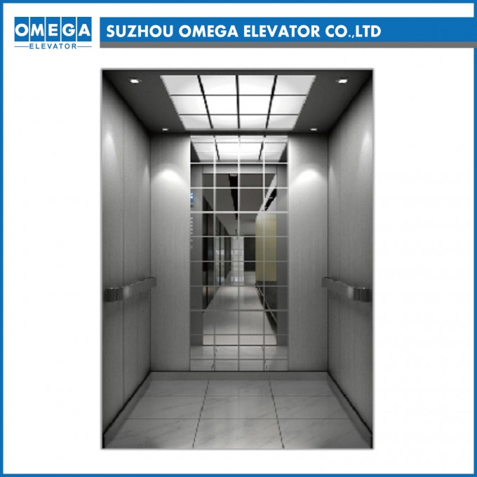 Good Price Etching Mirror Passenger Elevator with Ard Image1