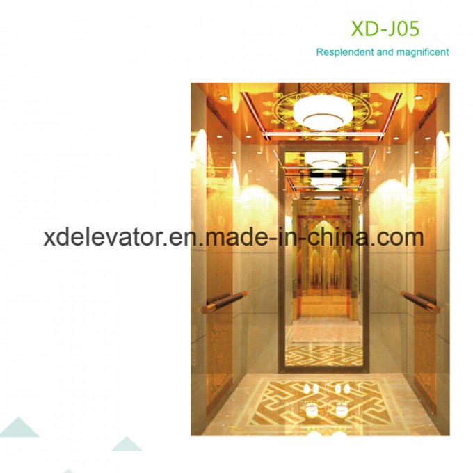 Center Opening Standard Small Machine Room Xide Passenger Elevator Image1