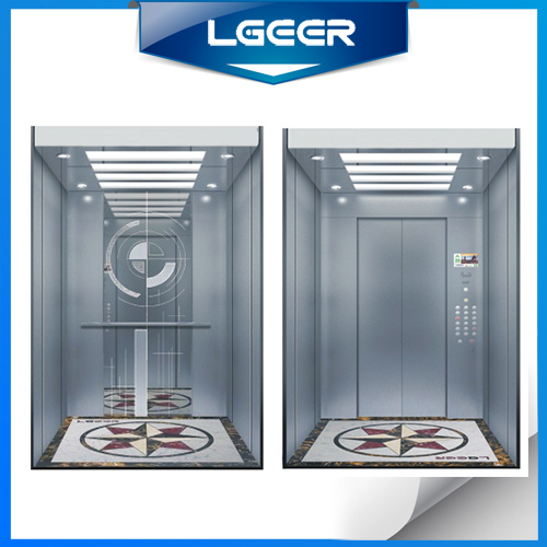 Mirror Etching Stainless Steel Passenger Lift/ Elevator Image1