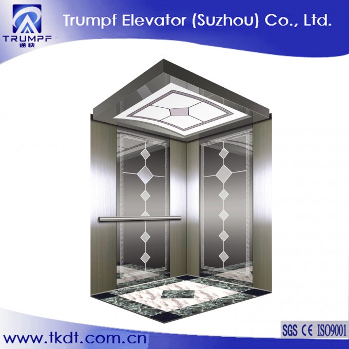 Trumpf Passenger Elevator with Diamond Etching Design Image1