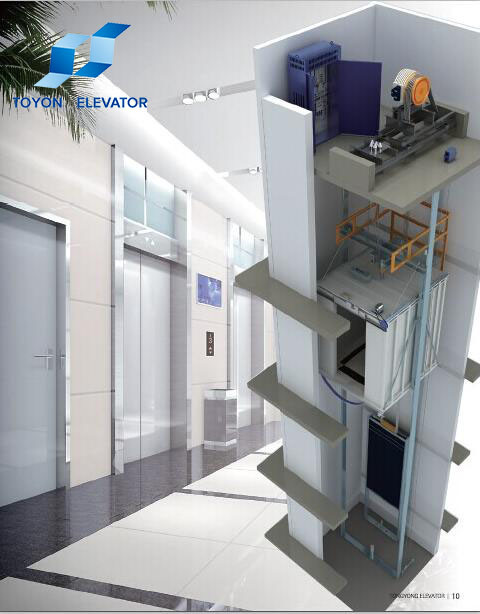 Passenger Elevator with Gearless Lift Traction Image1