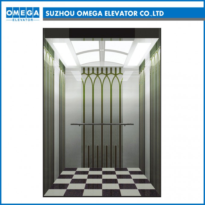 FUJI Passenger Elevator Mirror Etching with Geared Machine with Ard Image1