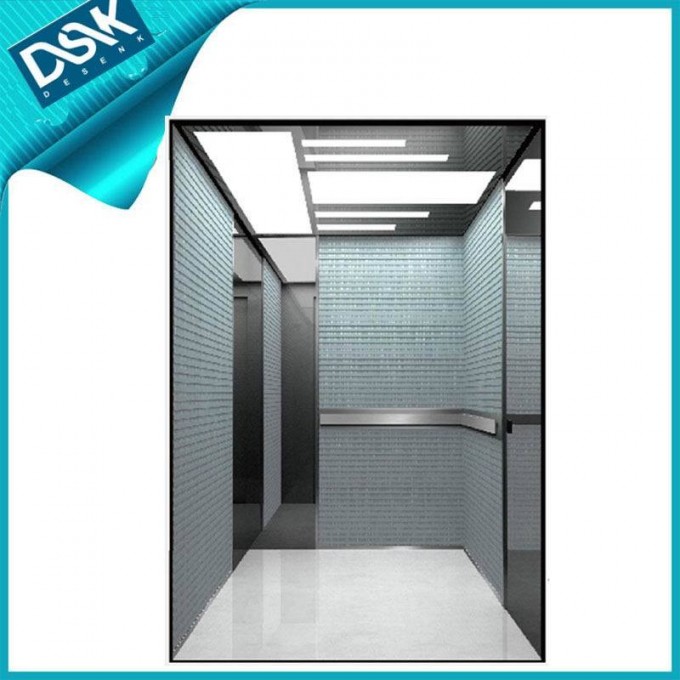 Passenger Elevator with Mirror Etched Stainless Steel Image1