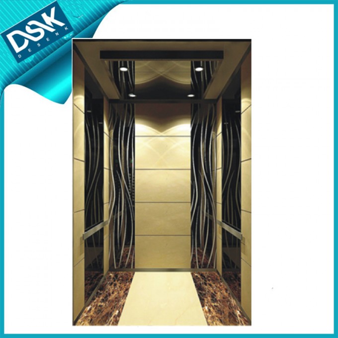 Small Machine Room Passenger Elevator with Good Decoration Image1