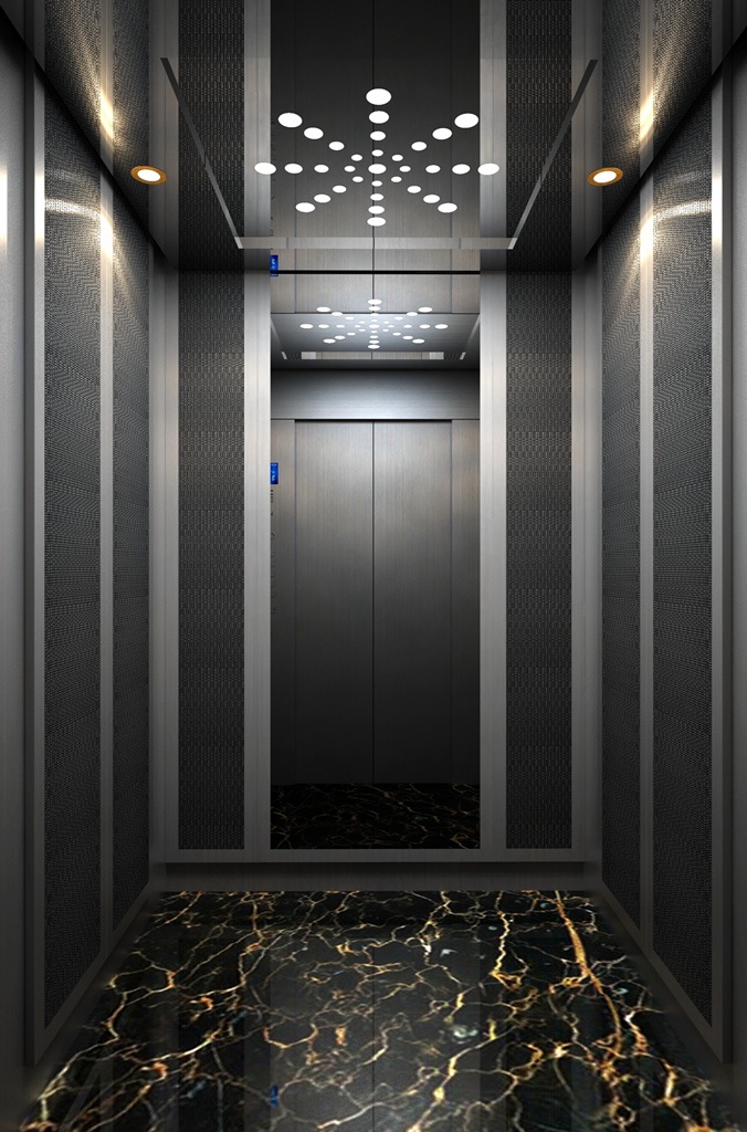 Passenger Lift Home Elevator with Stainless Steel Meshing Image1