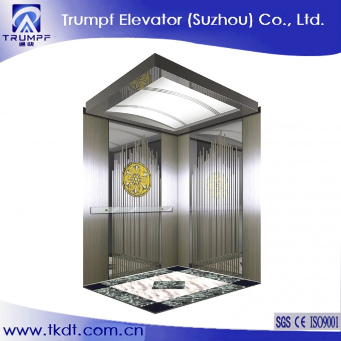 Trumpf Passenger Elevator with Mirror Decoration Image1