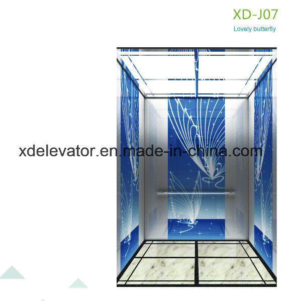 Tkr1150-Co60 Mrl Xide Passenger Elevator with Stainless Steel Image1