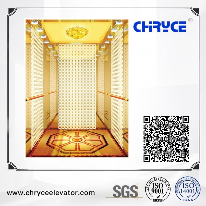 Green Luxury Comfortable Commercial Passenger Elevator Image1