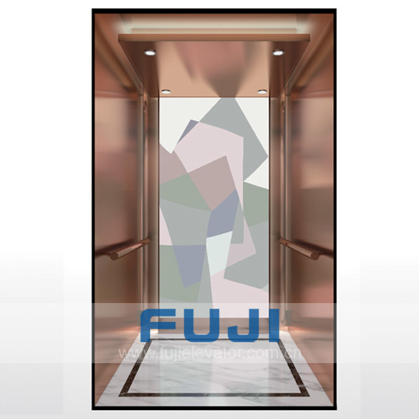 FUJI Passenger Elevator with Mirror Decoration Image1