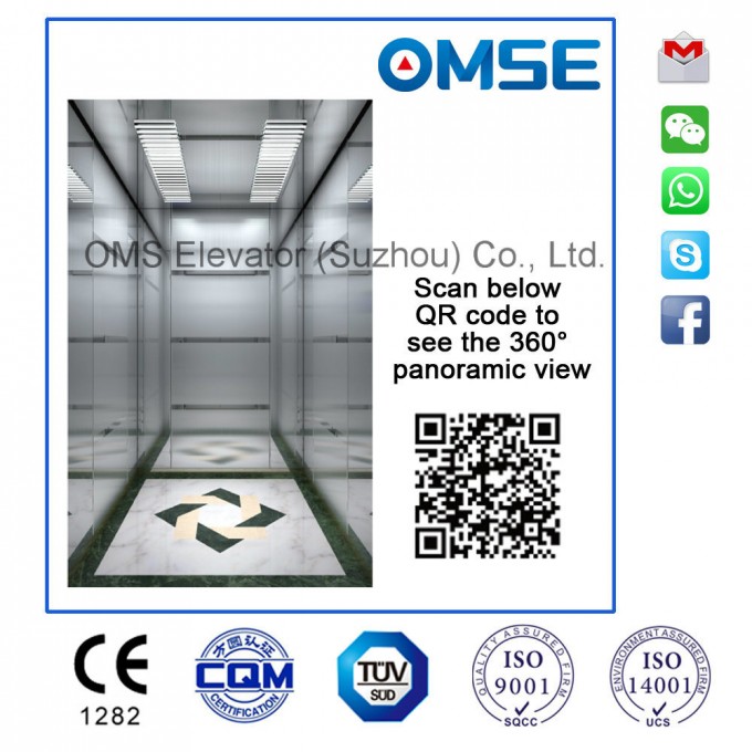 Ce Approved Mrl Passenger Elevator with Germany Technology Image1
