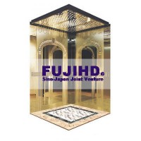 FUJI Custom Passenger Elevator for Sale (Titanium & Etched decoration inside)