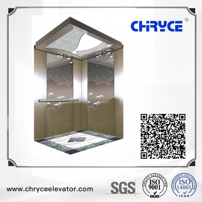 Monarch System Mirror Etching Home Passenger Elevator Image1