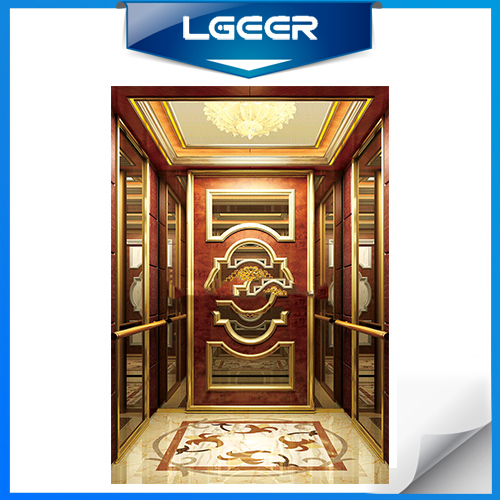 Wood Veneer Passenger Elevator Image1