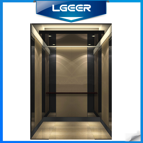 Black Titanium Mirror Stainless Steel Passenger Elevator Image1