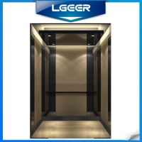 Black Titanium Mirror Stainless Steel Passenger Elevator
