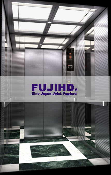 FUJI Passenger Elevator with Hairline Stainless Steel Image1