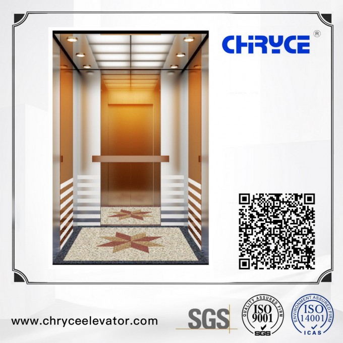 Smooth and Low Noise Luxury Passenger Elevator Image1