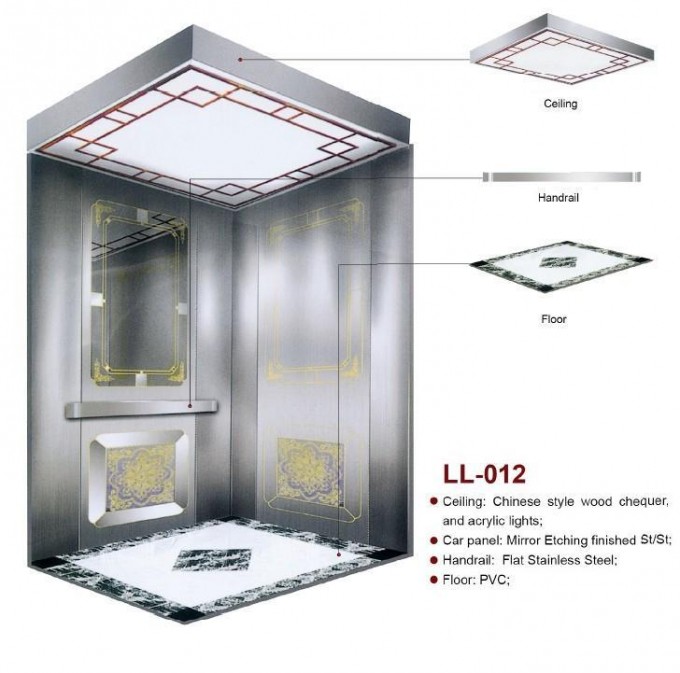 Mrl Passenger Elevator with Pm Gearless Motor (LL-012) Image1