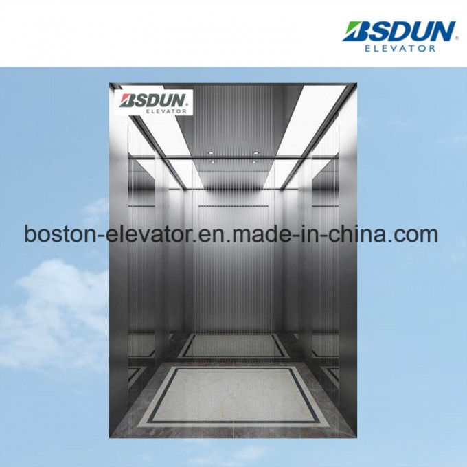 450kg Mirror Etching Passenger Lift Image1