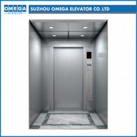 Mitsubishi Hairline Stainless Steel Gearless MR Passenger Elevator Lift with Ard