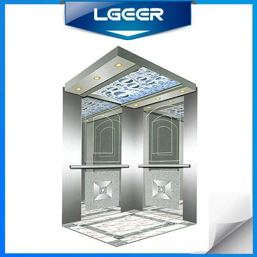 Mirror Etching Stainless Steel Passenger Lift Image1