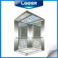 Mirror Etching Stainless Steel Passenger Lift