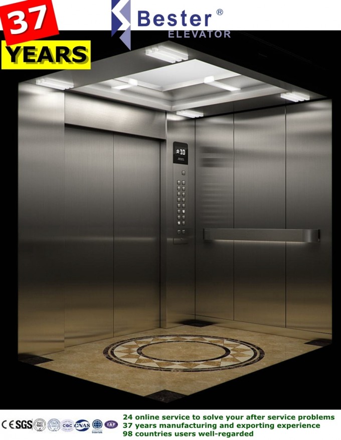 High Quality Passenger Lift with Machine Room, Gearless Motor (BMEV3.0-II) Image1
