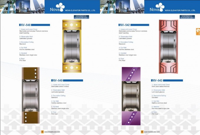 Passenger Lift Luxurious Cabin Elevator for Commercail Building Image1