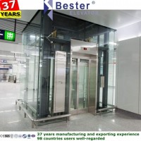 Passenger Elevator with Gearless Traction Machine, Support Professional Sevice
