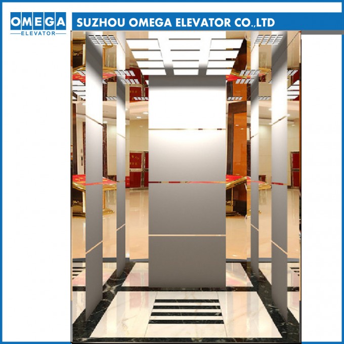 Giankone Mirror Etching Passenger Elevator with ARD Image1