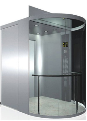 Vvvf Control Panoramic Gearless Passenger Elevator Image1