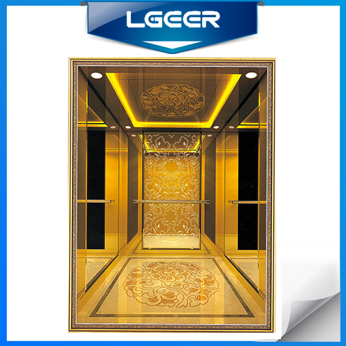 Mirror Etching Stainless Steel Passenger Elevator Image1