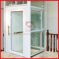 Glass Home Lift/Small Passenger Lift for 3-5 Persons