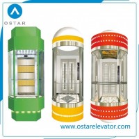 Glass Panoramic Cabin for Observation Passenger Elevator, Elevator Cabin (OS41)