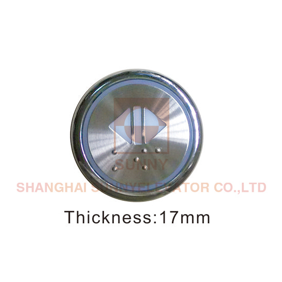 Cop Push Button for Elevator 17mm Thickness (SN-PB513) Image1