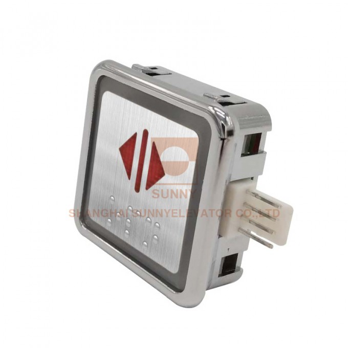 Elevator Button with Braille Electric Components (SN-PB117) Image1