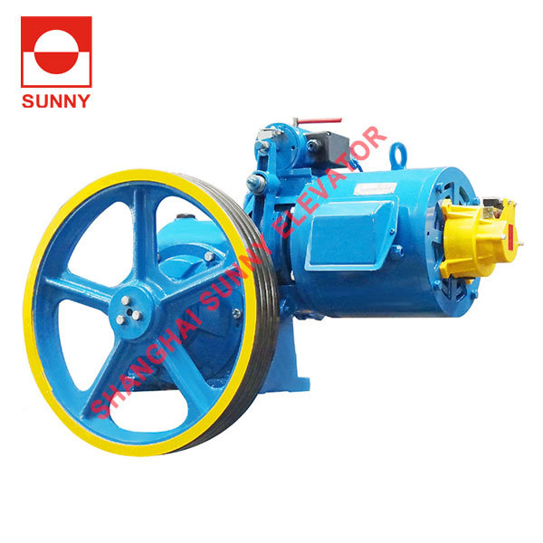 Geared Motor for 5person Left (SN-TMYJ125, 400kg, 0.65-1m/s) Image1