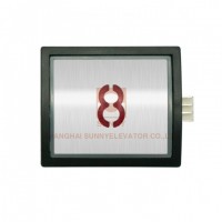 Transparent Plastic Characters Push Button for Elevator (SN-PB113)