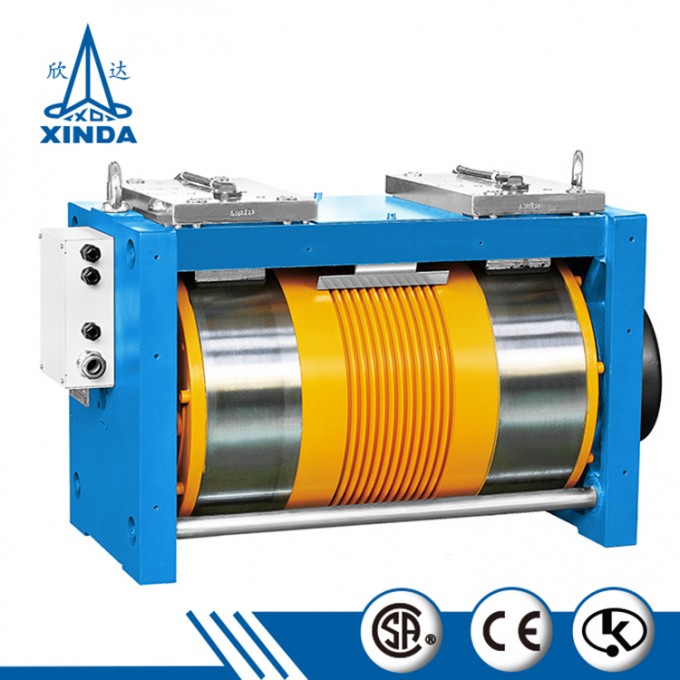 Gearless Elevator Motor Low Noises Elevator Gearless Traction Machine Image1