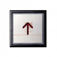 Stainless Steel Words Slice Elevator Push Button (SN-PB310)